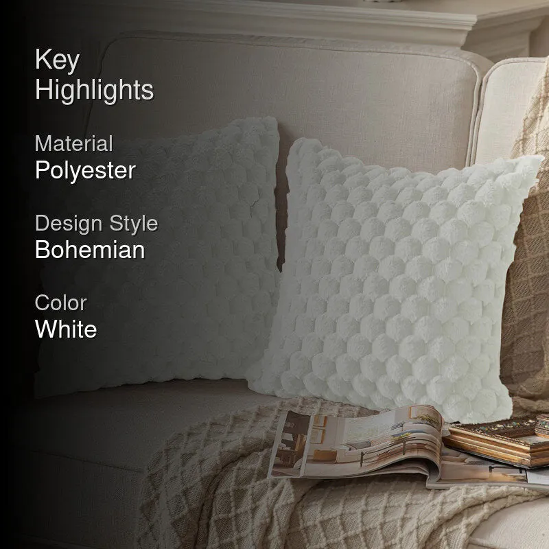 Geo Luxe Cushion Cover Set (Cream) - Set Of Two media 2