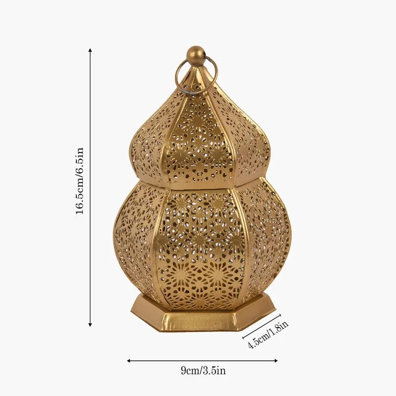 AuraFlicker Versatile Candle Holders (Gold) - Set Of Two media 8