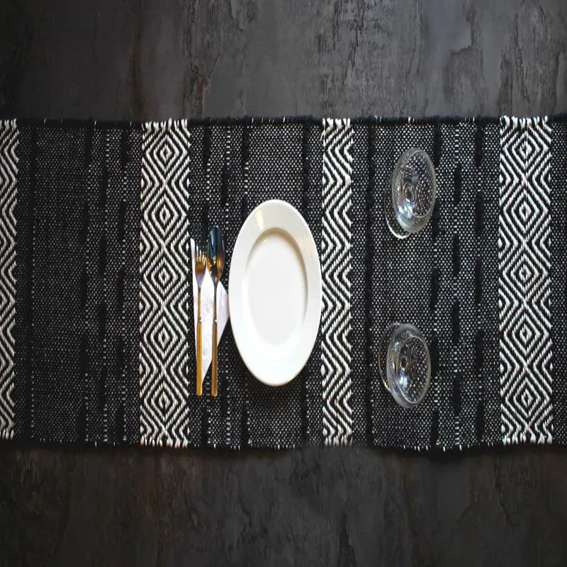 Misa Handwoven Cotton Table Runner media 1
