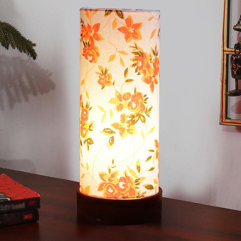 Ibis Jaala Tower Wooden Table Lamp - Multicolor