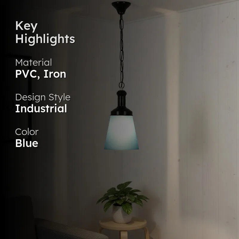 LumiRose PVC Ceiling Lamp - Blue media 2