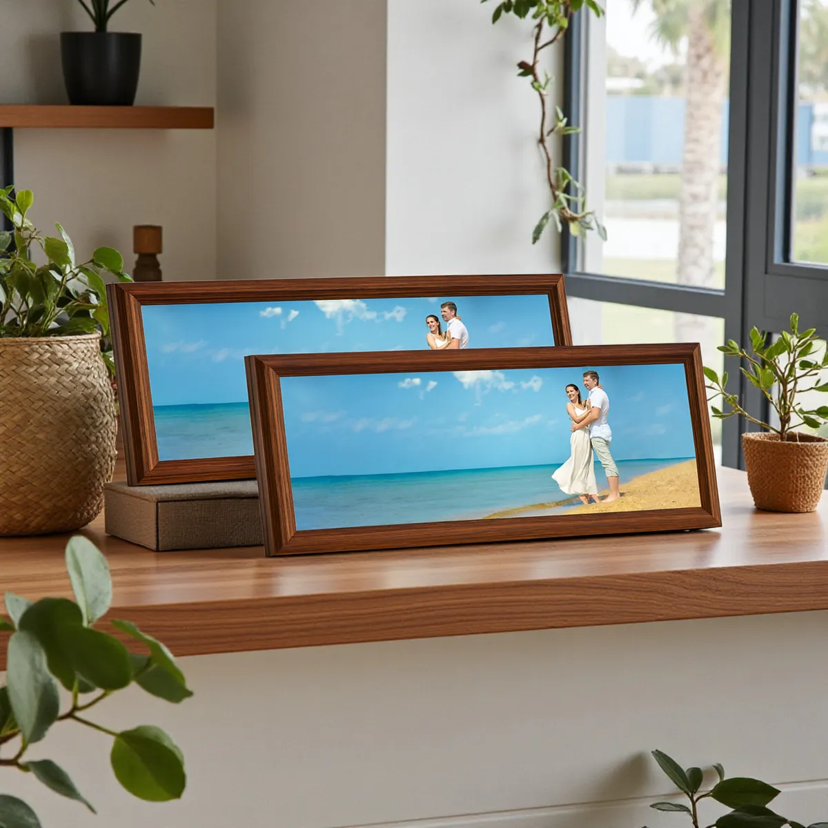 PanoCapture MDF PhotoFrame (Brown) - Set Of Two media 7