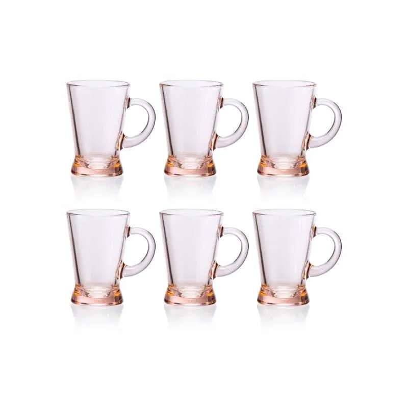 Pasabahce Glass Tea Cup (180 mL Each) /Transparent)- Set of Six media 4