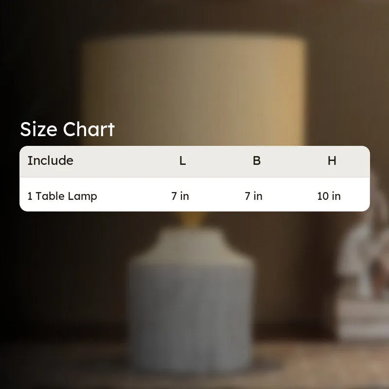 Sheino Fabric Table Lamp - Beige,White media 7