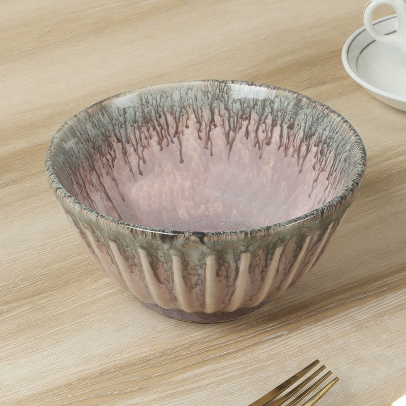 Ceramic Serving Bowls (Pink) - 700 mL