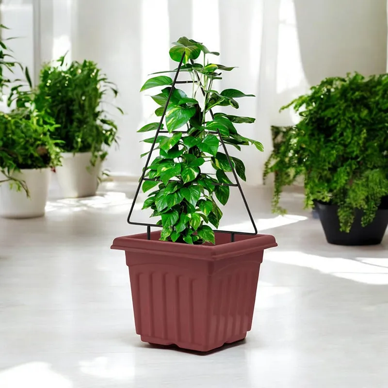 Polita Metal Trellis Planter Stand - Black media 1