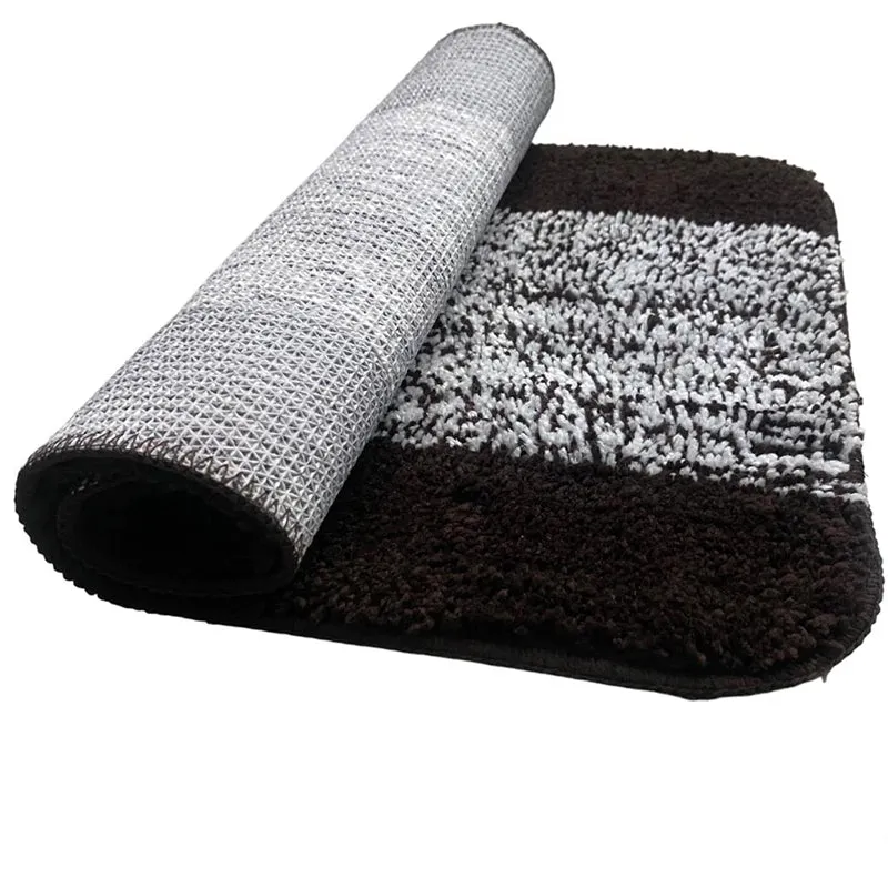 Marvis Anti Skid Bath Mat (Black) - Set Of Three media 4