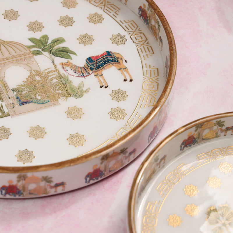 Royal Parades Round Serving Tray - Set Of Two media 5