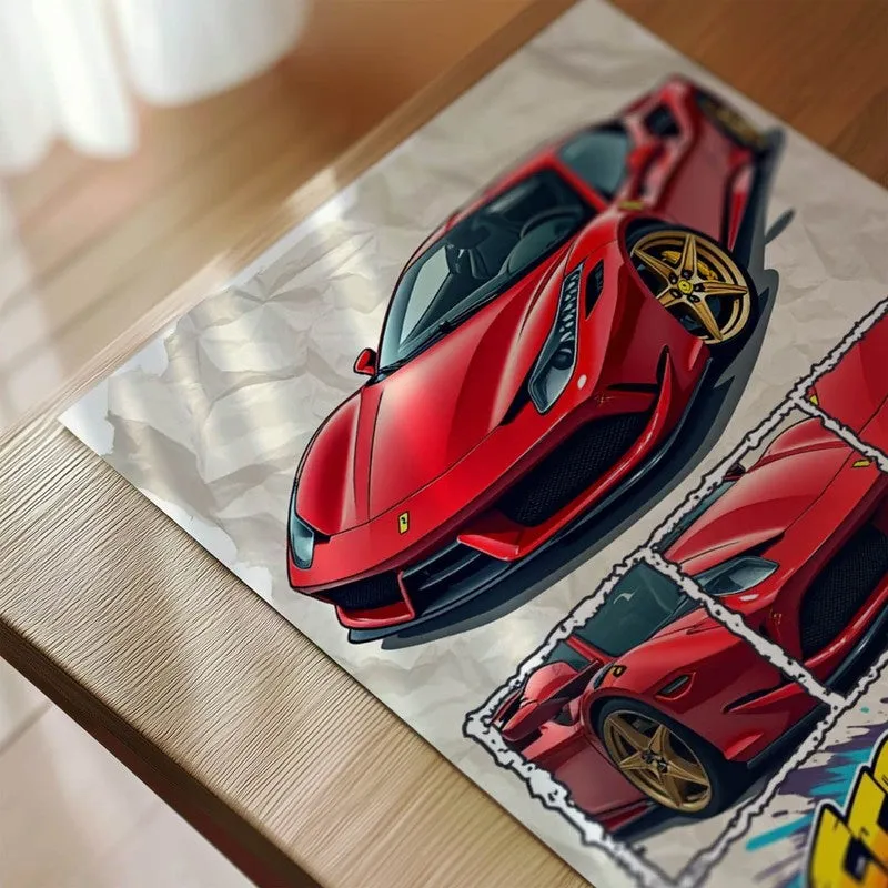 Ferrari Fury Wall Poster media 6