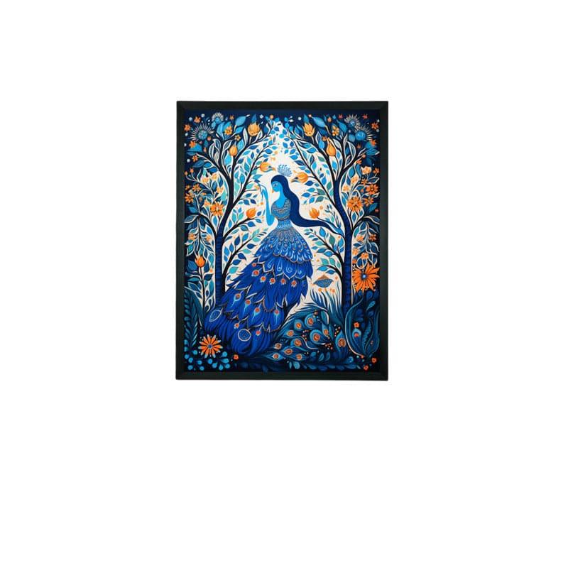 Divine Lady Peacock Canvas Wall Art media 3