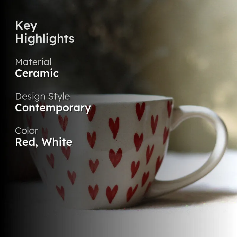 Esper Ceramic Tea Cup (220 mL Each) - Set of Two media 2