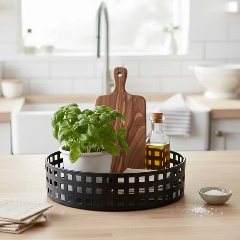 Harvest Nest Metal Fruit Basket media 1