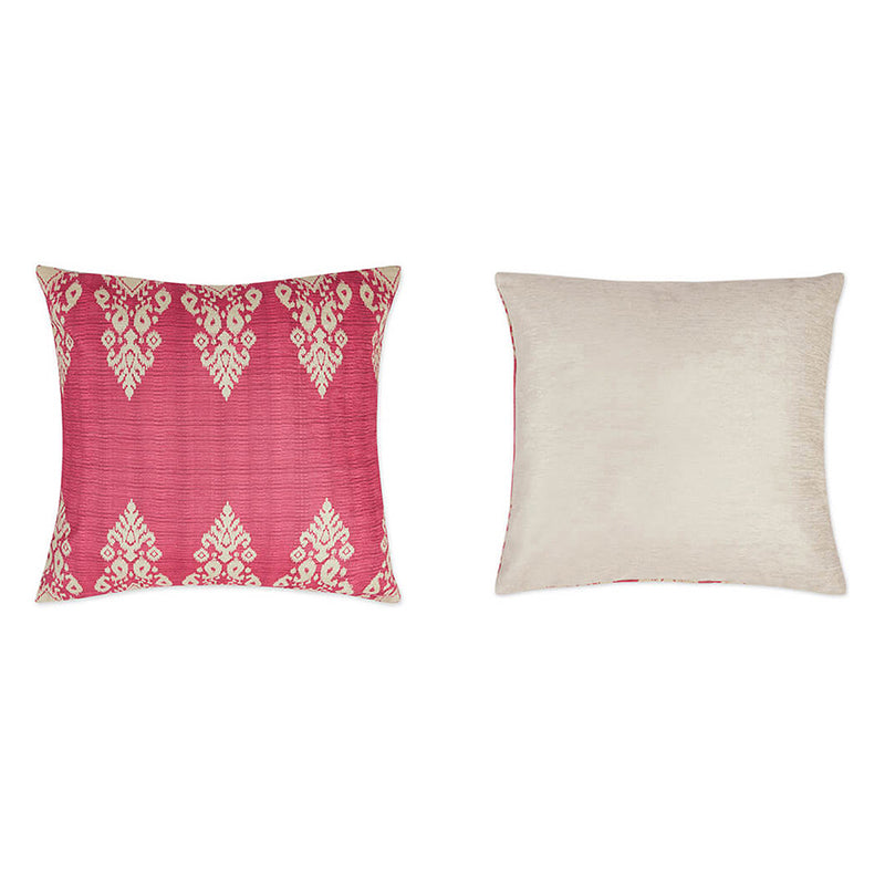 India Circus Rustic Ethnica Printed Velvet Cushion Cover - Set Of Five media 6