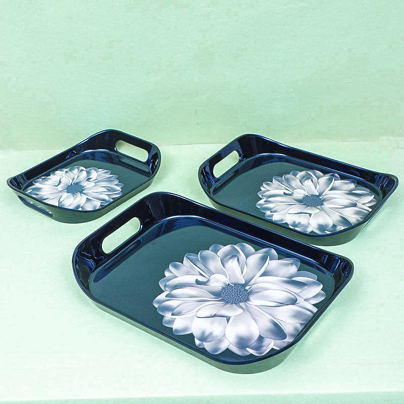 Dandelion Glam Serving Tray - Set Of Three