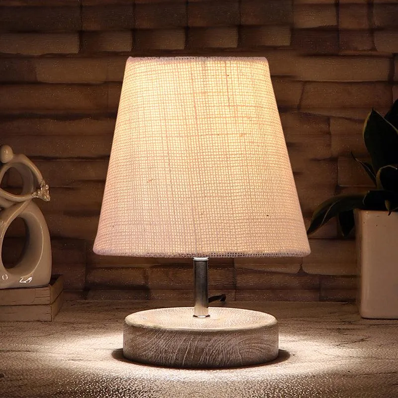Renvo Jute Table Lamp - White media 1