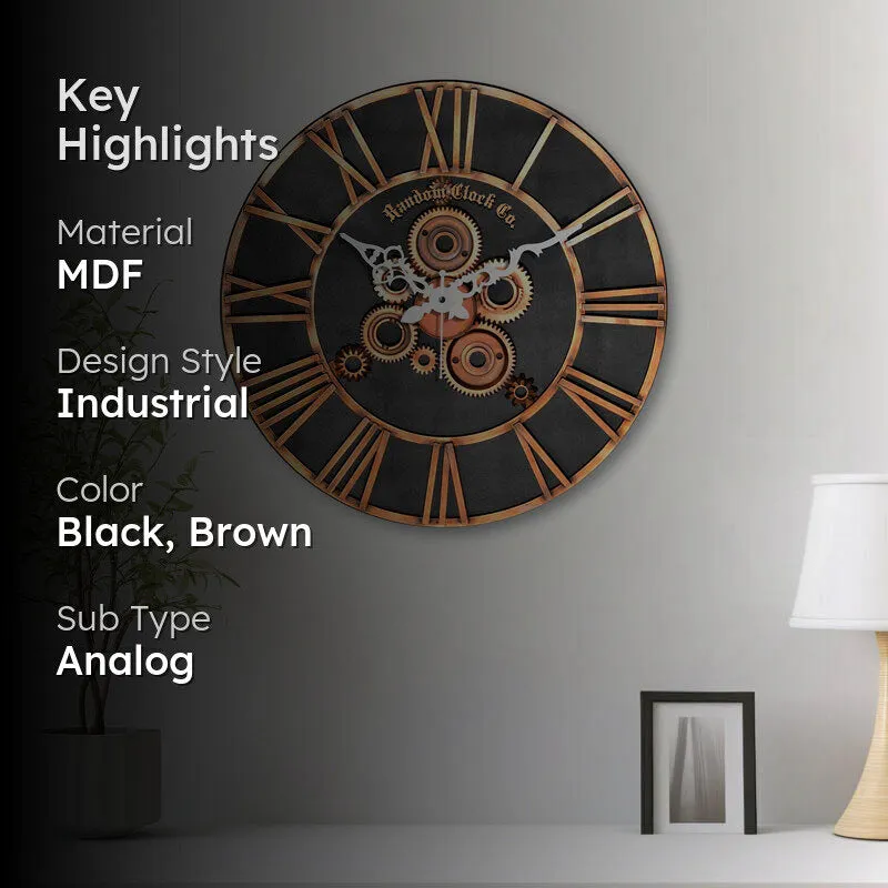 Addison Mech 3D Printed MDF Wall Clock media 2