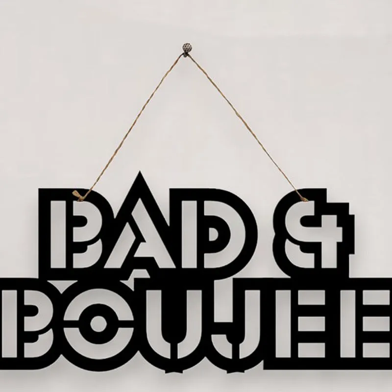 Bad & Boujee Mild Steel Wall Accent media 4