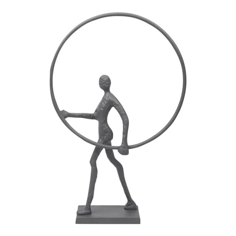 Hoop Struck Showpiece - Grey media 5