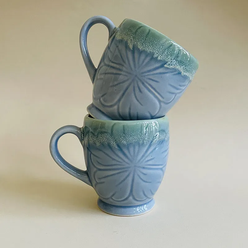 Linum Ceramic Coffee Mug (350 mL Each) - Set of Two media 4