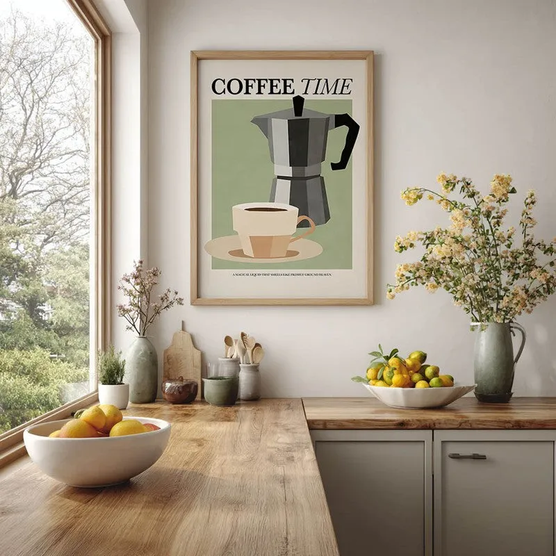 Coffee Bliss Archival Canvas Wall Art - Brown media 6