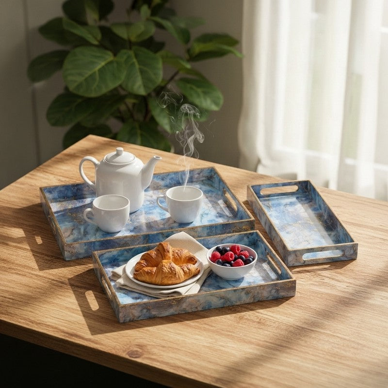 TrayAura Serving Tray - Set of Three