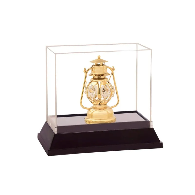 Dynasty Latern 24K Gold Plated Mild Steel Showpiece media 4