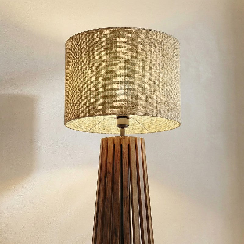 Resplend Wooden Floor Lamp media 5