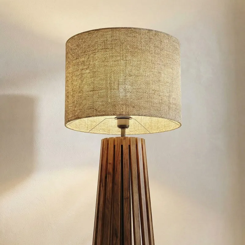 Resplend Wooden Floor Lamp media 5