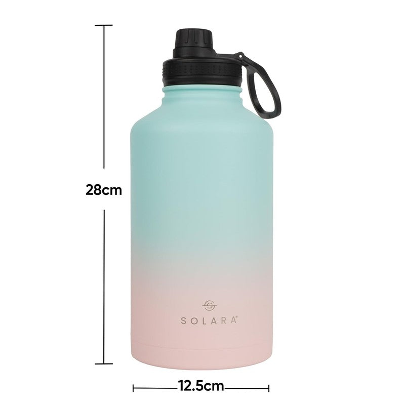 Solara Insulated Stainless Steel Bottle (2000 mL) - Pink,Blue media 9