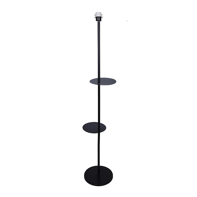 Elfin Floor Lamp With Shelf - Grey media 4