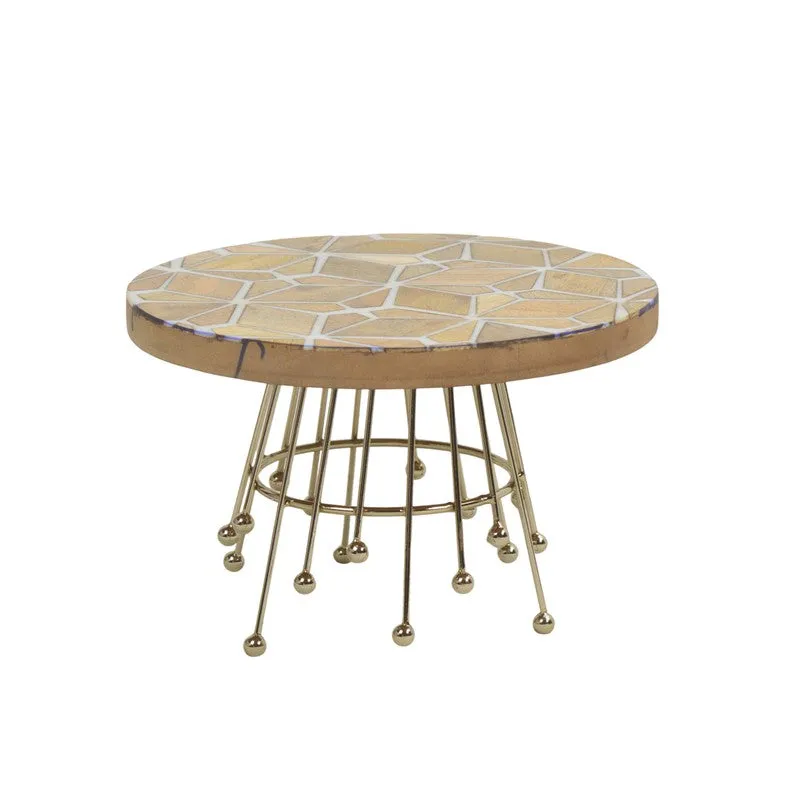 Delight Deck Decorative Cake Stand - Gold media 4