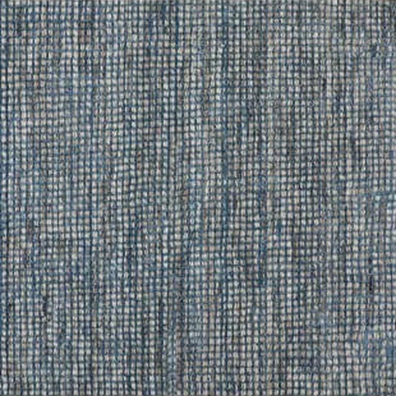 Thread Tale Hand Woven Round Wool Rug - Blue media 3