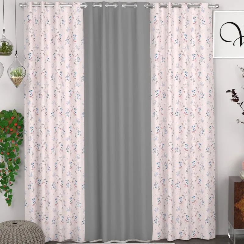 Petal Aura Curtains - Set of Three media 1