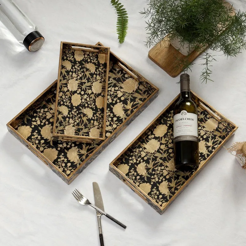 Rowan Handle Serving Tray Set- Ten Piece Set media 7
