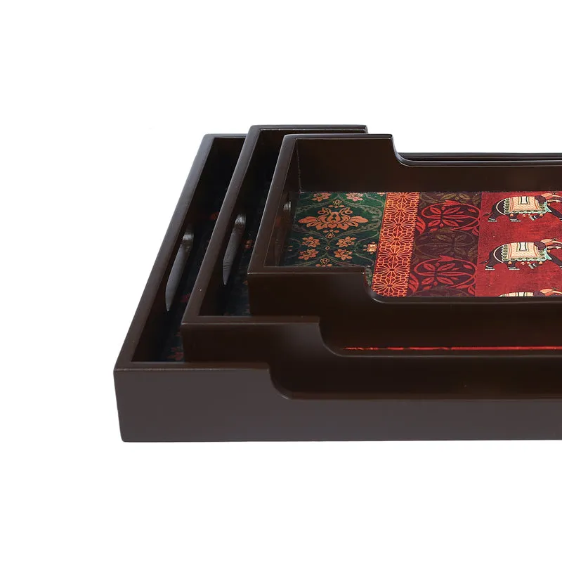 Saanj Serving Tray - Set Of Three media 4