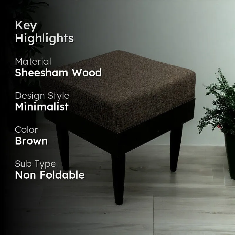 Kirox Sheesham Wooden Bench - Brown media 2