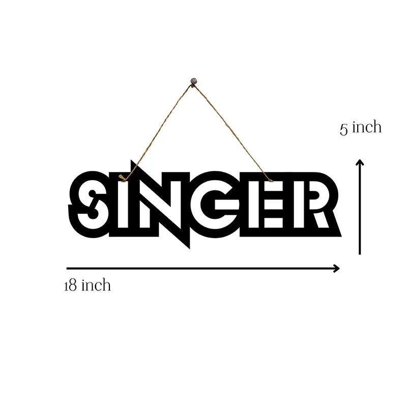 Singer Mild Steel Wall Accent media 5