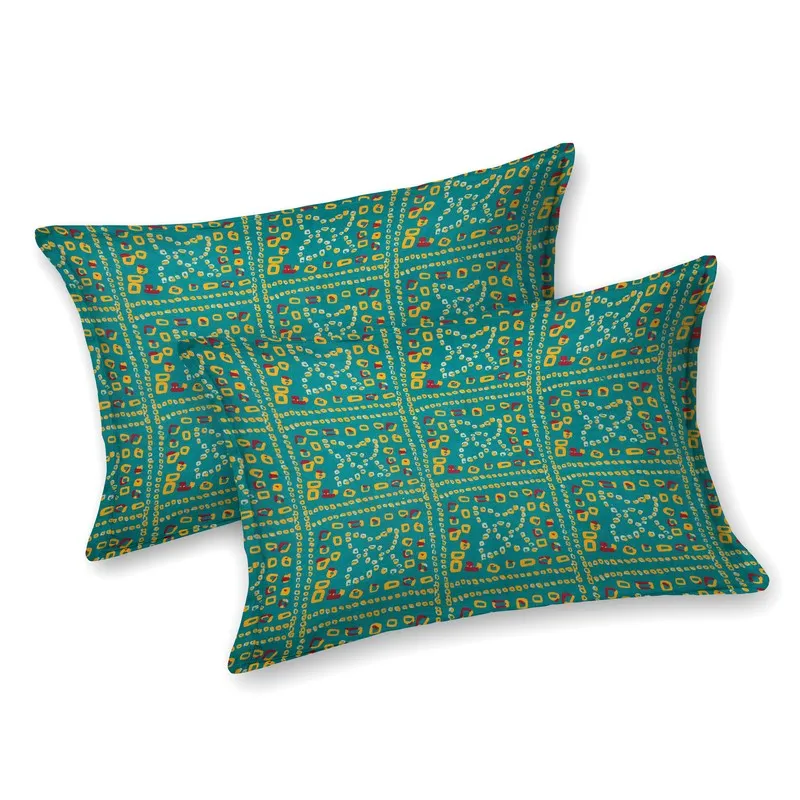 Verdant Mosaic Cotton Bedsheet - 200 TC media 6