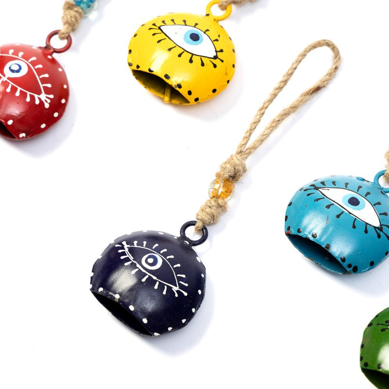 Echoa Eye Decorative Hanging Bell (Set Of Five) - Set Of Five media 7