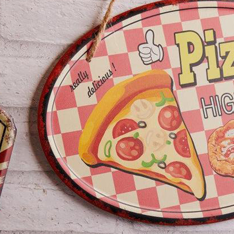 High Quality Pizza Metal Wall Accent media 4
