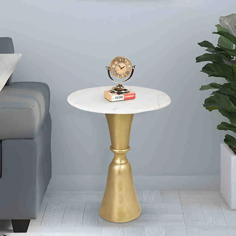 Stona Curve Aluminium Side Table media 1