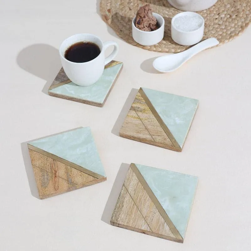 Odette Mangowood Coaster - Set Of Four media 1