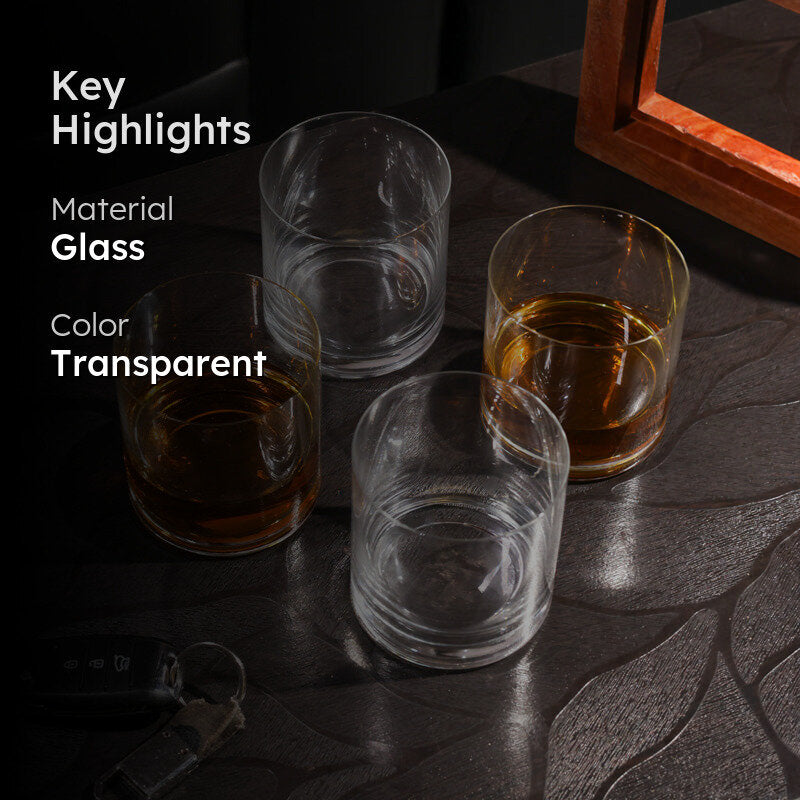 Belric Bohemia Crystal Whiskey Glass(410 mL) - Set Of Four media 2
