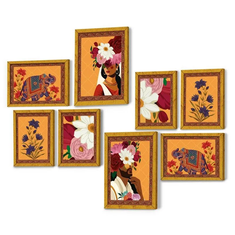 Anara Floral Wall Art - Set Of Eight media 3