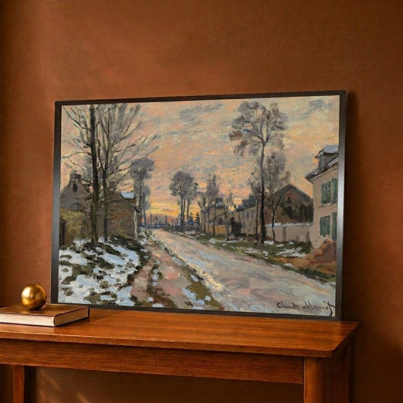Soleil Couchant Canvas Wall Painting - 12 x 9 Inches