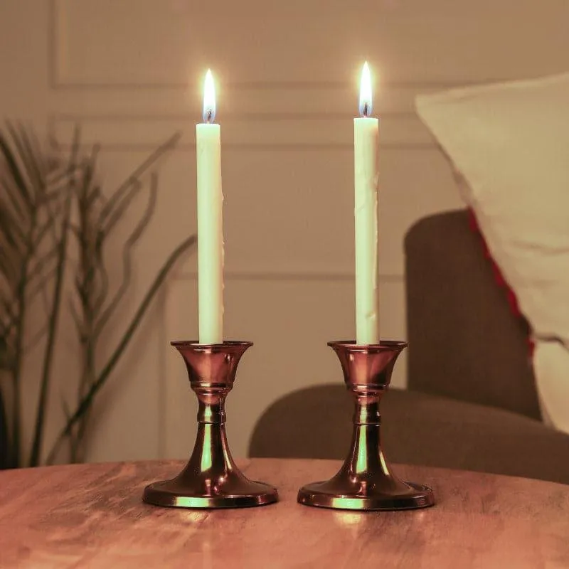 Tula Candle Holder (Gold) - Set Of Two media 1