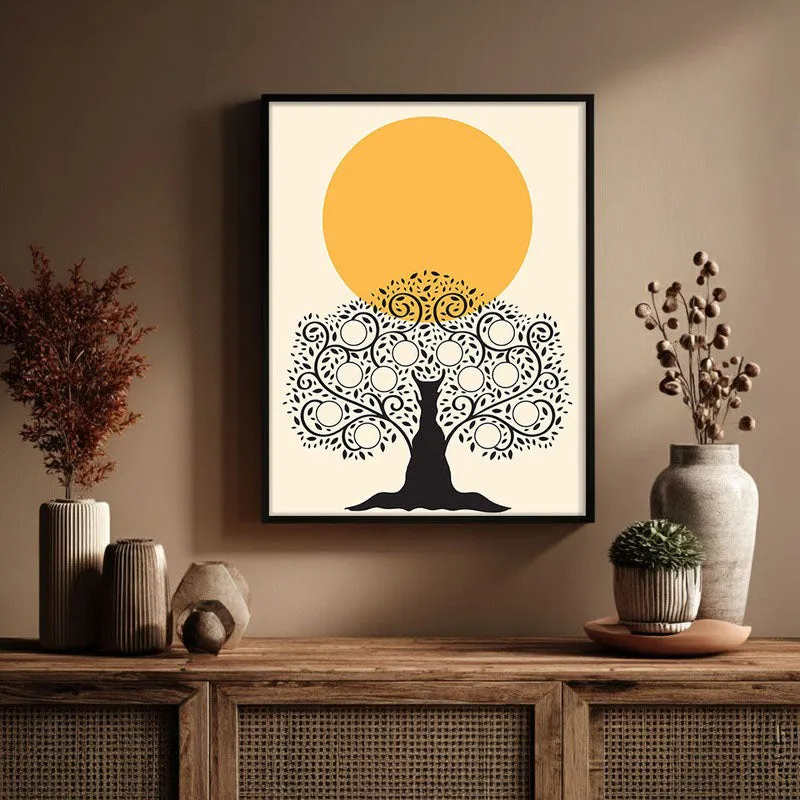 Tharu Archival Paper Wall Art With Frame media 3