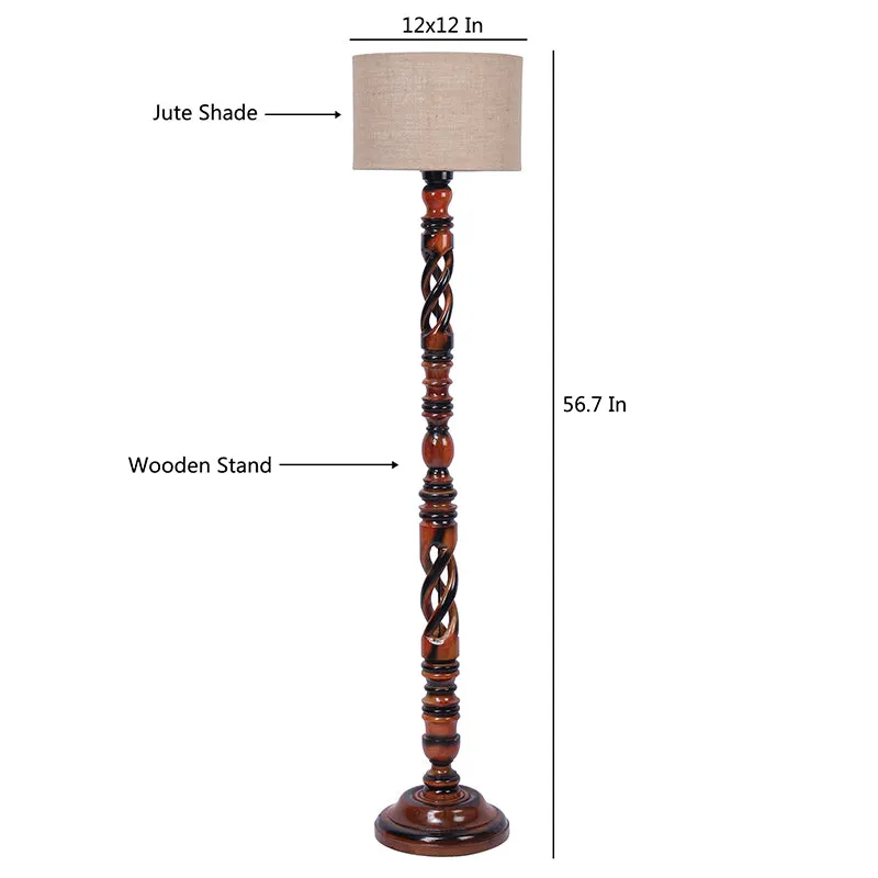 Twilight Treasures Floor Lamp - Beige media 8