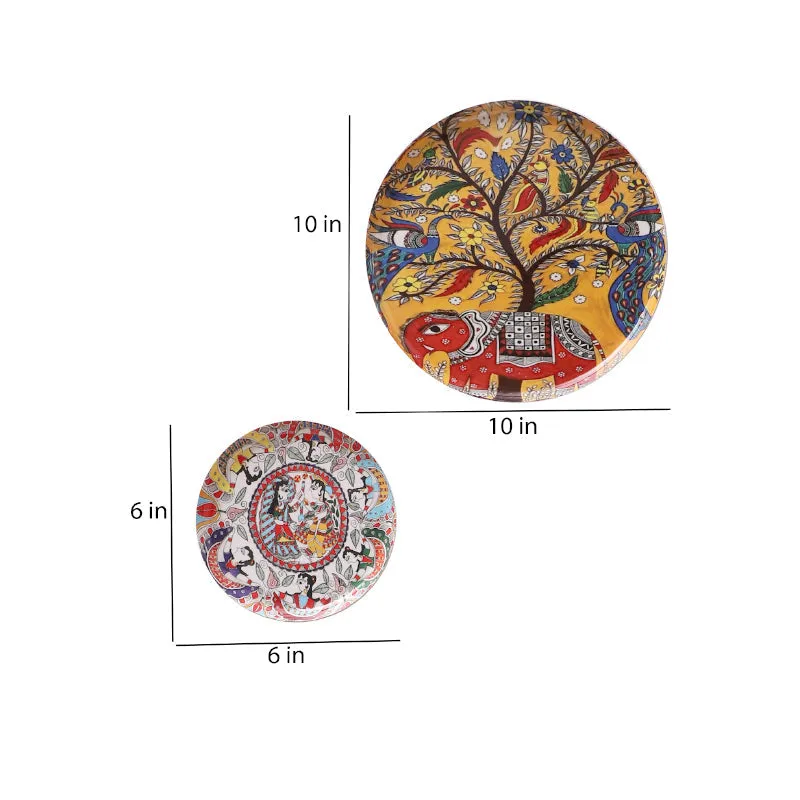 Mural Minara Wall Plate - Set Of Three media 6