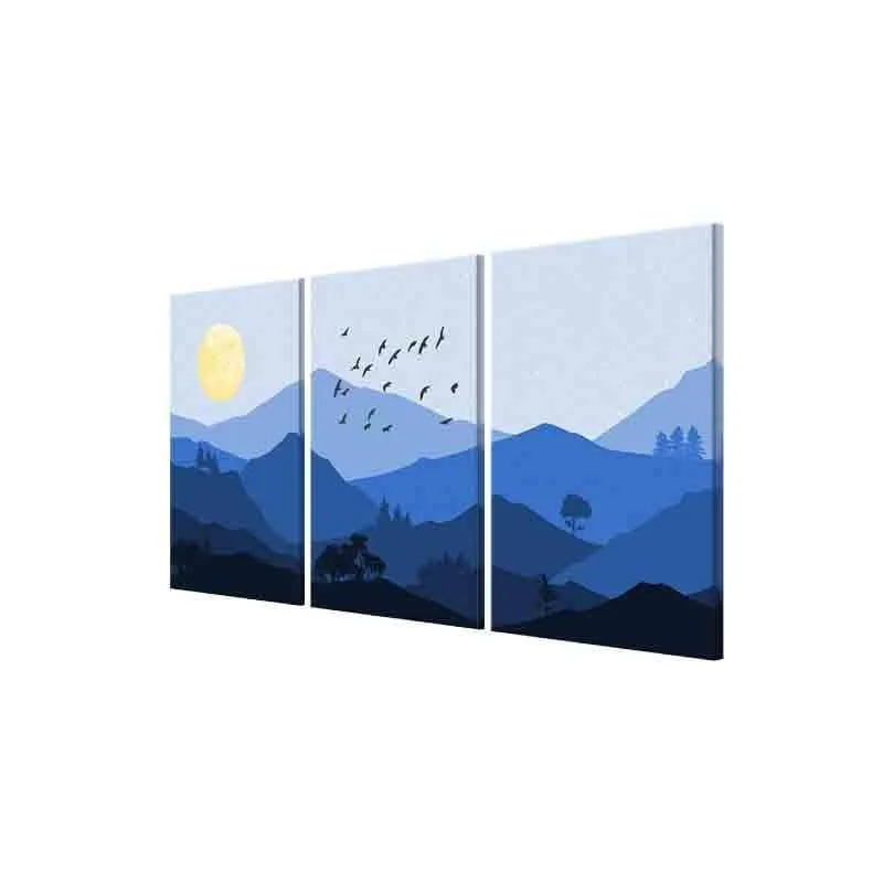 Memories Poly Canvas Wall Art - Three Piece Set media 4